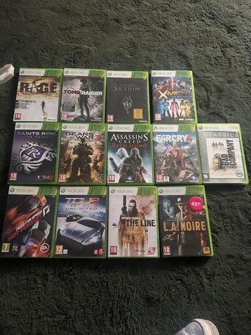 13 spellen xbox 360 in inclusief xbox 360 beschikbaar voor biedingen