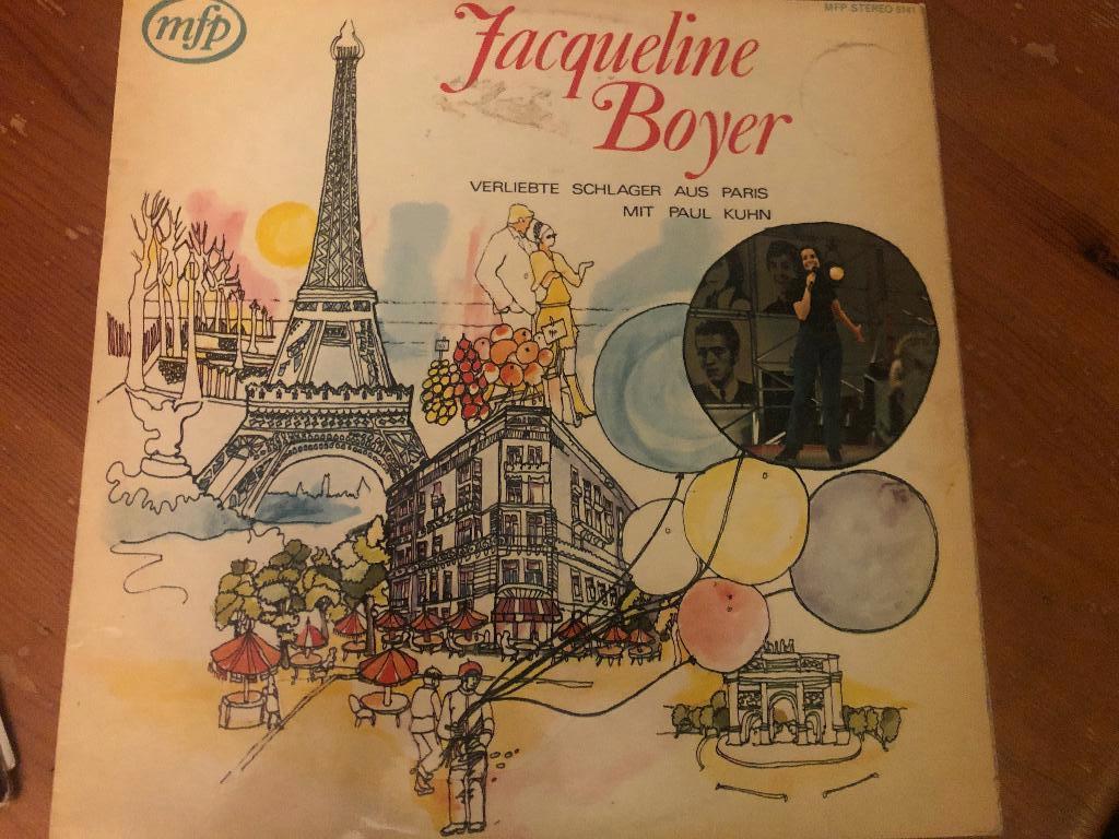 JACQUELINE BOYER    LP met orkest PAUL KUHN, Ophalen of Verzenden, Zo goed als nieuw, 12 inch