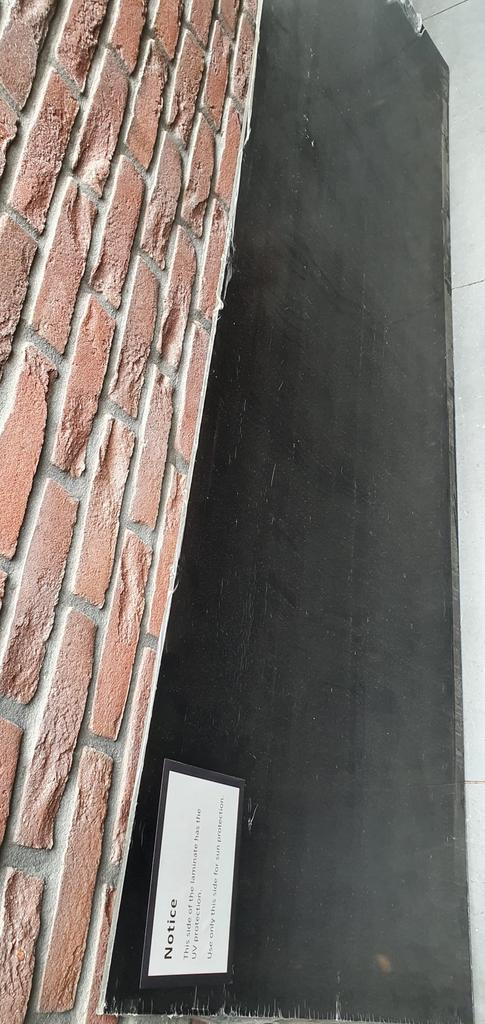 hPL / TRESPA plaat zwart te koop, Doe-het-zelf en Verbouw, Platen en Panelen, Nieuw, HPL, Ophalen