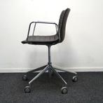 Arper Catifa 53 Design Vergaderstoelen | Donkerbruin Leer, Gebruikt, -, Leer, Ophalen of Verzenden