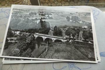 Frankrijk brug Moezel Berthelming Lapie luchtfoto 45 x 25 cm beschikbaar voor biedingen