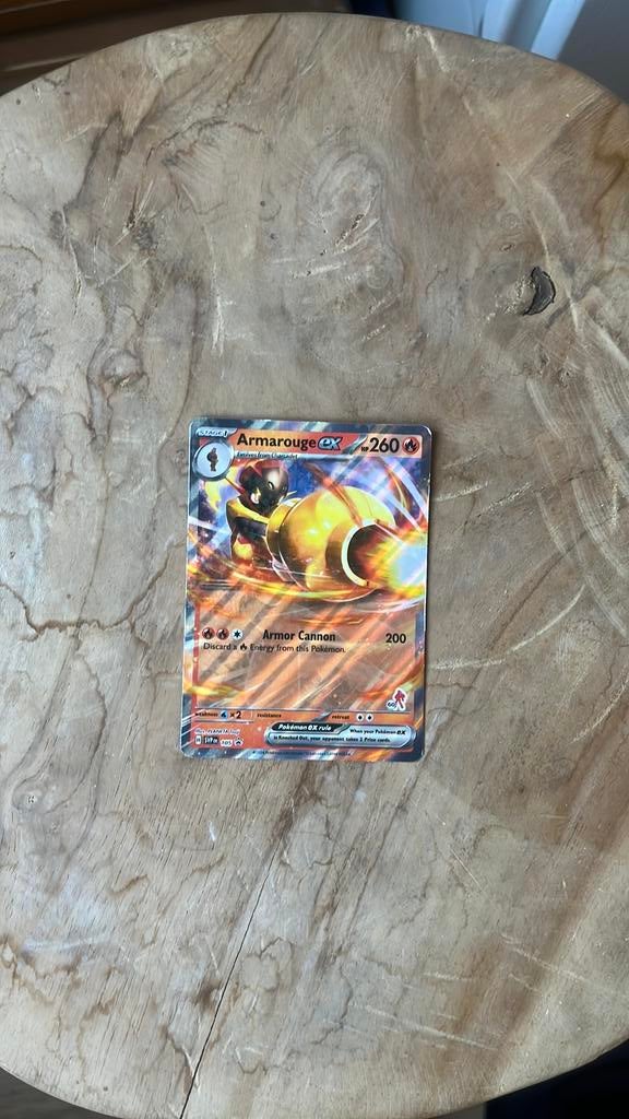 Pokemonkaart armarouge ex, Ophalen of Verzenden, Zo goed als nieuw, Losse kaart