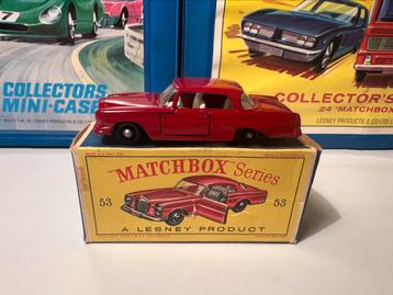Matchbox Lensey Nr.53b Mercedes Benz 220 SE Coupe beschikbaar voor biedingen
