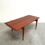 Vintage design salontafel teak jaren 60 70 deens tafel, Ophalen, Gebruikt, 50 tot 75 cm, Teakhout