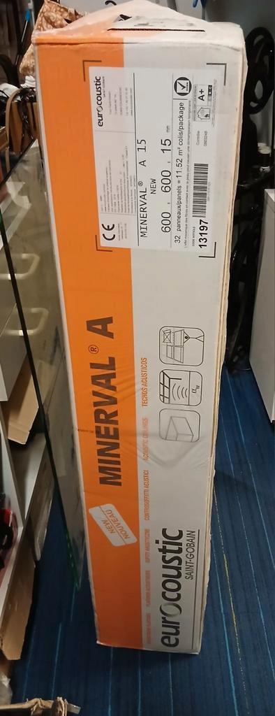Minerval Plafondplaten - Nieuw in verpakking!, Doe-het-zelf en Verbouw, Isolatie en Afdichting, Nieuw, Muurisolatie, Dakisolatie