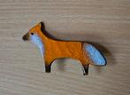 Broche vos, Overige materialen, Gebruikt, Oranje, Ophalen of Verzenden