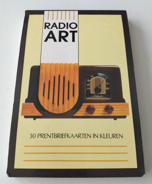Radio Art boek 30 prentbriefkaarten ansichtkaarten, Verzamelen, Ansichtkaarten | Themakaarten, Ongelopen, 1980 tot heden, Overige thema's