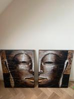 Buddha Olieverfschilderij, Huis en Inrichting, Oorspronkelijke maker, Ophalen of Verzenden, Zo goed als nieuw, Schilderij