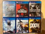 PS4 met 6 games en controller - Goede staat!, Spelcomputers en Games, Spelcomputers | Sony PlayStation 4, Ophalen, Met 1 controller