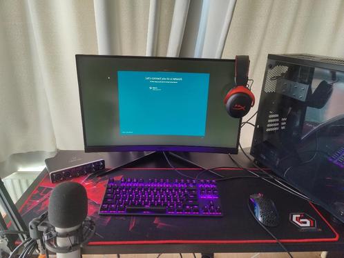 gaming/streaming setup, Spelcomputers en Games, Games | Pc, Zo goed als nieuw, Overige genres, 1 speler, Vanaf 7 jaar, Eén computer