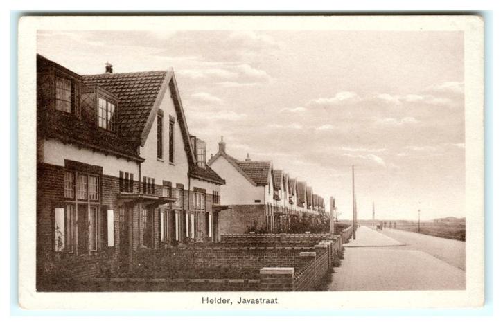 Den Helder, Javastraat, Verzamelen, Ansichtkaarten | Nederland, Ongelopen, Noord-Holland, 1940 tot 1960, Verzenden