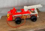 Fisher Price, Brandweerwagen, auto, vintage, Kinderen en Baby's, Speelgoed | Fisher-Price, Ophalen of Verzenden, Zo goed als nieuw