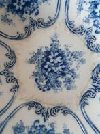 Petrus Regout Flow Blue serveerschaal groenteschaal Ø25cm, Ophalen of Verzenden