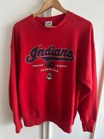Vintage sweater shirt crewneck Cleveland Indians honkbal, Maat 56/58 (XL), Ophalen of Verzenden, Zo goed als nieuw, Lee
