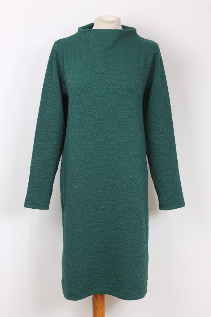 Herfst! Jurk van GANNI maat 40, Kleding | Dames, Jurken, Zo goed als nieuw, Maat 38/40 (M), Groen, Boven de knie, Verzenden