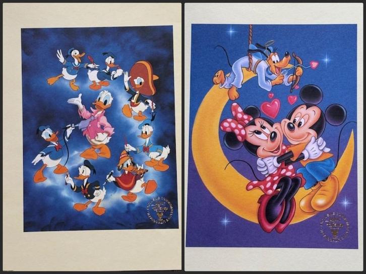 Disney litho prints-33.5x15cm -1994&1995 - ps €4.00 of 3x €8, Verzamelen, Disney, Nieuw, Beeldje of Figuurtje, Overige figuren