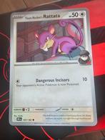Pokémon kaart - Destined Rivals - Team Rocket's Rattata comm, Ophalen of Verzenden, Nieuw, Losse kaart
