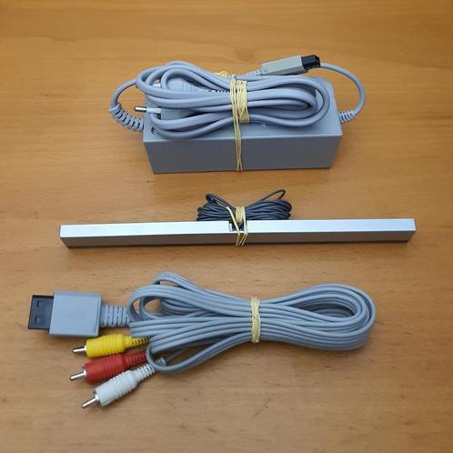 Origineel Nintendo Wii Kabels | Stroomkabel AV Kabel Sensor, Spelcomputers en Games, Games | Nintendo Wii, Gebruikt, Vechten, 1 speler