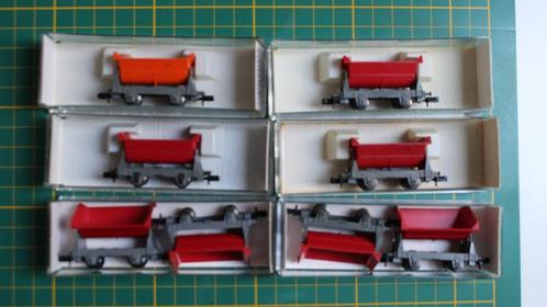 Fleischmann 8 x 8500 kiepwagon., Hobby en Vrije tijd, Modeltreinen | N-Spoor, Gebruikt, Wagon, Gelijkstroom, Fleischmann, Ophalen of Verzenden