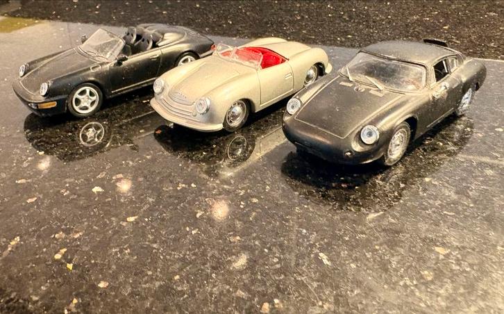 Porsche 1:43 964 / 356 no: 1 / 356 B Carrera GTL Abarth, Hobby en Vrije tijd, Modelauto's | 1:43, Gebruikt, Auto, Ophalen of Verzenden