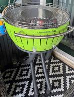 Nieuwe Lotusgrill XXL elek. houtskool bbq groen met hoes, Tuin en Terras, Houtskoolbarbecues, Ophalen, Zo goed als nieuw, LotusGrill