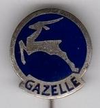 Speldje GAZELLE FIETS RIJWIELEN DIEREN EMAILLE (A1), Ophalen of Verzenden, Gebruikt, Overige onderwerpen