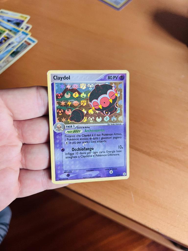 Claydol 2/101 Reverse Holo Ex Hidden Legends Stamped Pokemon, Ophalen of Verzenden, Zo goed als nieuw, Losse kaart, Foil