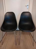Zwarte kuip stoelen, Huis en Inrichting, Stoelen, Ophalen, Zo goed als nieuw, Zwart