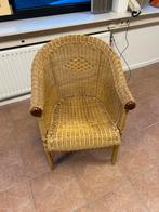 Rotan fauteuil, Huis en Inrichting, Stoelen, Ophalen of Verzenden, Gebruikt, Bruin, Eén