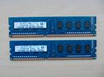 2x Hynix 2GB PC3-12800 DDR3-1600MHz non-ECC Unbuffered CL11, DDR3, Ophalen of Verzenden, Desktop, 2 GB