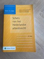 H.L. Bakels - Schets van het Nederlandse arbeidsrecht 27e dr, Overige wetenschappen, H.L. Bakels, Ophalen of Verzenden, Zo goed als nieuw