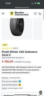 Pirelli Winter 240 Sottozero Serie II XL * 245/45 R19 102V, 245 mm, Nieuw, Winterbanden, Band(en)