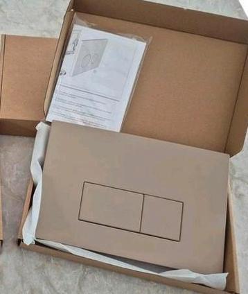 Drukplaat Geberit taupe zand UP320 of UP720 - Nieuw in doos! beschikbaar voor biedingen