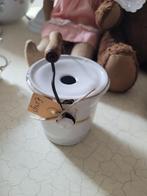 Antiek emaillen emmertje voor poppen foto 1 t/m 5, Antiek en Kunst, Antiek | Speelgoed, Ophalen of Verzenden