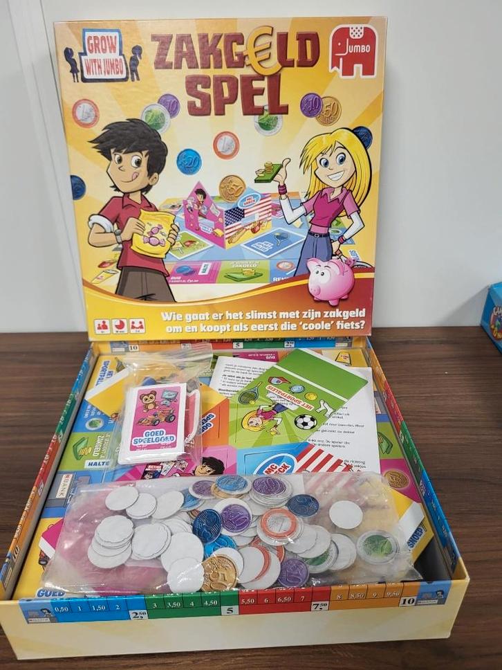 Zakgeld spel Jumbo als Nieuw!, Hobby en Vrije tijd, Gezelschapsspellen | Bordspellen, Zo goed als nieuw, Ophalen of Verzenden