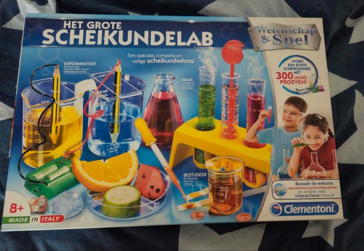 Clementoni Het Grote Scheikundelab - Compleet, Kinderen en Baby's, Speelgoed | Educatief en Creatief, Zo goed als nieuw, Ontdekken