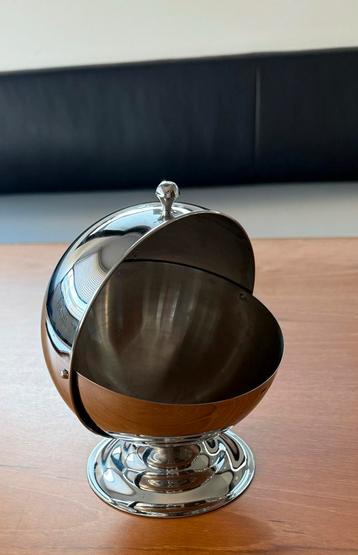 RVS Suikerpot met Roldeksel - 13cm beschikbaar voor biedingen