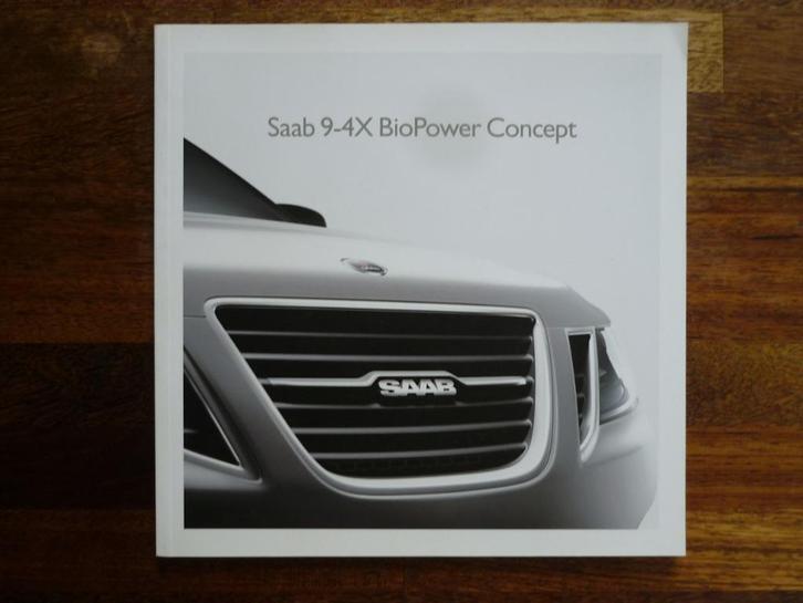 Saab 9-4X BioPower Concept (2008), Boeken, Auto's | Folders en Tijdschriften, Nieuw, Overige merken, Ophalen of Verzenden