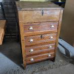 Oude lessenaar, ladenkast, Antiek en Kunst, Curiosa en Brocante, Ophalen