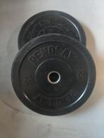 Pendplay zwarte bumperplates 20KG, Halterschijven, Benen, -, Ophalen of Verzenden