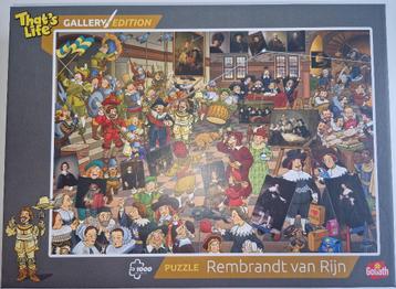 That's Life Puzzel – Rembrandt van Rijn - 1000 stukjes beschikbaar voor biedingen
