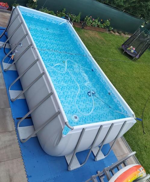 zwembad, Tuin en Terras, Zwembaden, Zo goed als nieuw, Opzetzwembad, 120 cm of meer, 400 cm of meer, 200 tot 300 cm, Rechthoekig