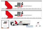 Vrachtauto decal 1:50 van den Heuvel logistiek ( type 3 ), Hobby en Vrije tijd, Modelauto's | 1:50, Verzenden, Nieuw, Bus of Vrachtwagen