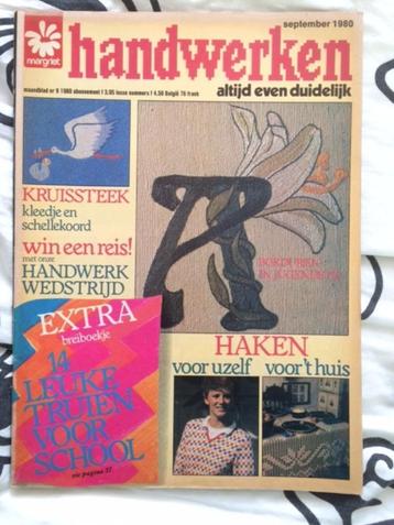 tijdschrift margriet handwerken (later steek) september 1980 beschikbaar voor biedingen