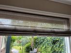 1-4 prachtige vouwgordijnen, taupe licht transparant, Huis en Inrichting, Stoffering | Gordijnen en Lamellen, Ophalen of Verzenden