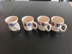 4 Boerenbond kopjes, Antiek en Kunst, Antiek | Servies compleet, Ophalen of Verzenden
