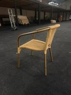 30x bruine terrasstoelen – stevig en weerbestendig, Tuin en Terras, Ophalen, Gebruikt, Aluminium, Stapelbaar