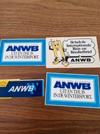 1790 Vintage ANWB Stickers - Set van 4, Verzamelen, Ophalen of Verzenden, Zo goed als nieuw, Overige typen
