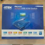 KVM switch voor 2 tot 4 pc's, Computers en Software, Netwerk switches, Ophalen of Verzenden, Nieuw