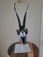 Antiloop schedel PTMD zilver - Decoratief, Huis en Inrichting, Woonaccessoires | Wanddecoraties, Ophalen of Verzenden, Zo goed als nieuw